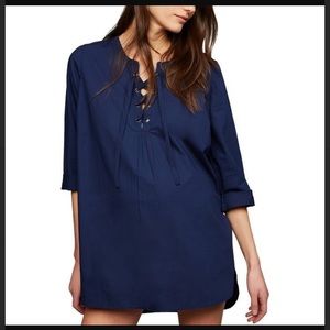 A Pea in the Pod Navy Swim Cover Up